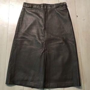 Vintage Gap Soft Leather Skirt Size 2
